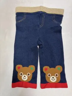MIKI HOUSE 아기 바지 90cm 데님 바람