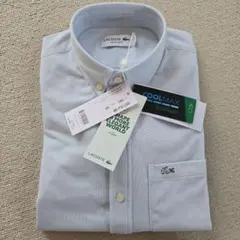 ★LACOSTE・ラコステ★ 鹿の子長袖ポロシャツ　【未使用・汚れあり】Ｓサイズ