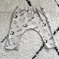 スヌーピー　総柄ズボン　90cm パンツ　アイボリー