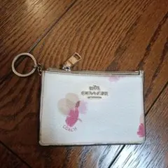 COACH 花柄 キーケース