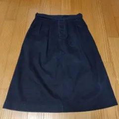 MHL. マーガレットハウエル コットン・リネン グルカスカート黒 Ⅲのサムネイル