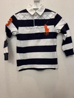 ポロ・ラルフ・ローレン ボーダーラガーシャツ 110cm