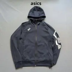 【美品】アシックス　フルジップパーカー　ウォームアップウェア　S