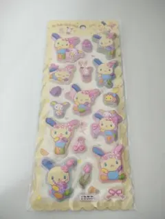 ♡ウサハナシール♡ ふわふわ　ぷくぷく クラックス　サンリオ
