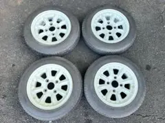 旧車 ロンシャン 13インチ 6J 6.5J 4H114.3 +12 +6 ★中古品★ 4本! 2151