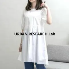 URBAN RESEARCH Lab. パフスリーブギャザーチュニックワンピースのサムネイル