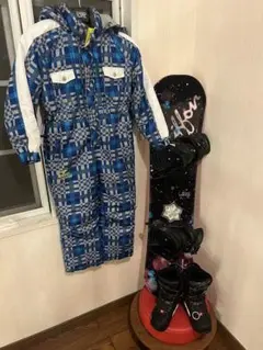 4点セット！ボード111cm&ブーツ21.5cm&ウェア120サイズ