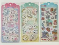 トム&ジェリー.スヌーピー Drop jelly 3枚セット