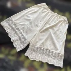 AB84 러스트러스 뷰티풀 플로럴 레이스 페티코트 L-45 화이트