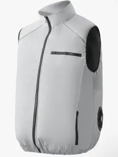 空調服 ファンバッテリー付き 作業服 L グレー 20000mAh大容量 5v 