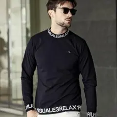 【1PIU1UGUALE3 RELAX】ネックロゴロングTシャツ/Ｍ