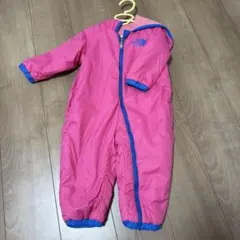 The North Face リバーシブル　フリースロンパース ピンク