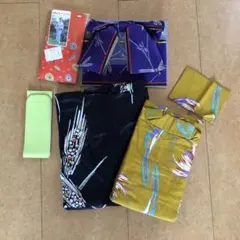 着物・浴衣２着　帯　セット