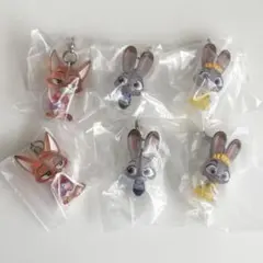 ズートピア2 めじるしアクセサリー 6点セット ニック ジュディ A B ②