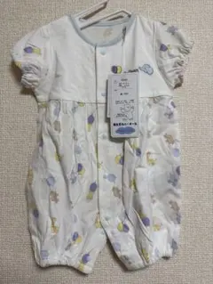 ロンパース 50-60cm 風船　ゾウさん　新品　カバーオール　出産準備