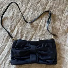 【新品・未使用】 TOCCA RIBBON SHOULDERバックネイビー