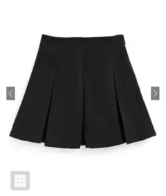 インパン裏地付きボックスプリーツミニスカート[gm812] GRL