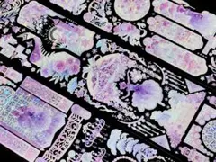 切売 1557★ 海外 マスキングテープ マステ PET 装飾 花 贝壳光