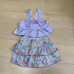 女の子向けセパレート水着 130cm