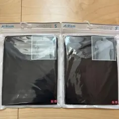 エアリズム ブラック Tシャツ S 2枚セット