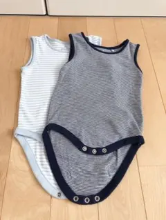 【NEXT】ノースリーブ　ロンパース　肌着　9-12month【2枚セット】