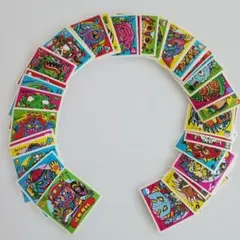 【★当時物☆】旧ビックリマンシール　悪魔VS天使シール　悪魔48枚まとめ売り