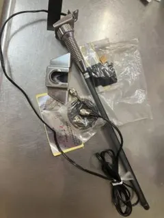 当時物 パーソナル無線アンテナ 約60cm 角度調整基台＆同軸ケーブル付き 旧車 当時物 パーソナル無線アンテナ 約60cm 角度調整基台＆同軸ケーブル