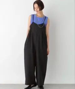 LEPSIM コクーンサロペットブラック F 美品のサムネイル