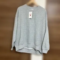 新品未使用グレー薄手春トレーナーユニクロジーユーZARAラウンド袖フリーF L