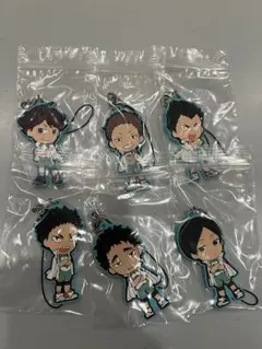 ハイキュー ストラップ 6個セット