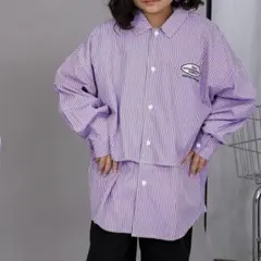 【オトバナ】ストライプシャツ（XL）