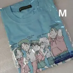 24時間テレビ　Tシャツ　チャリTシャツ　名探偵コナン　М　水色　ブルー