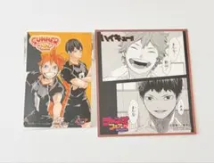 ハイキュー‼︎ × イオンモール 日向翔陽ポストカード 影山飛雄ミニ色紙