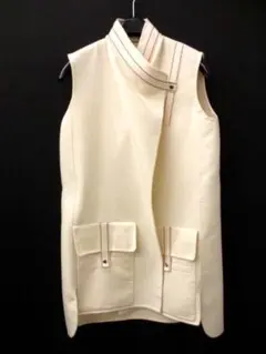 美品 エルメス 20SS カシミヤ100％ ロングジレ ベスト 36のサムネイル