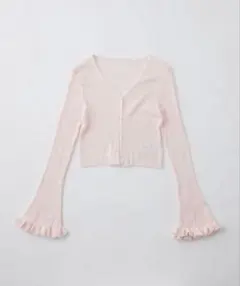 OLIVE des OLIVE 袖フリルシアカーデ ピンク オリーブデオリーブのサムネイル