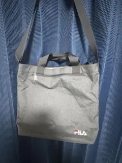 FILA ブラック ショルダーバッグ