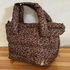 ROOTOTE ネイビー キルティング トートバッグ　ダウン