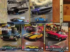 Fast & Furious ミニカー 3台&ブールバード2台セットのサムネイル