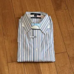 TOMMY HILFIGER 長袖シャツ ストライプ 美品 XL ブルー　青のサムネイル