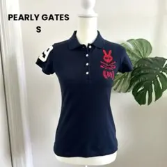 【PEARLY GATES パリーゲイツ】ポロシャツ　ネイビー　サイズ0 S