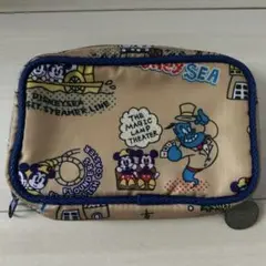 【即発送】ディズニーシー キャラクターポーチ ベージュ