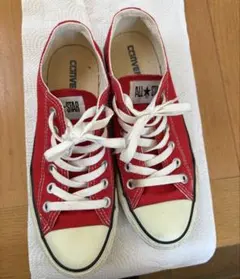 コンバース オールスター スニーカー 赤 24.5cmのサムネイル