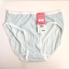 ベ*ポ様 新品 送料無料 ショーツ レディース ブルー系 ボーダー Mサイズ