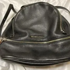 MICHAEL KORS ブラックレザーリュック