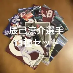 プロ野球チップスカード辰己涼介選手11種まとめセット(キラ1種、ノーマル6種他)