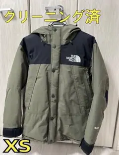 ノースフェイス　マウンテンダウンジャケット　ニュートープ　XS カーキ　美品