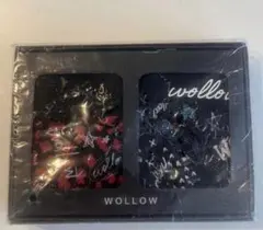 신제품 미사용 WOLLOW 박서 쇼츠, 2개 세트, 레드, 블랙, 블루, 블랙, 선물 박스형