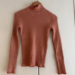 チャオパニックTYPY ハイネック長袖トップス　オレンジ系