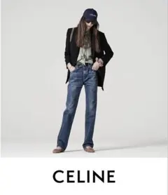 CELINE ベースボールキャップ　ユニセックス　エディ　ネイビー　Lのサムネイル
