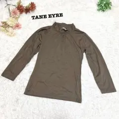 s.1740【ジェーンエア】長袖 ハイネック カットソー インナー カーキ LL